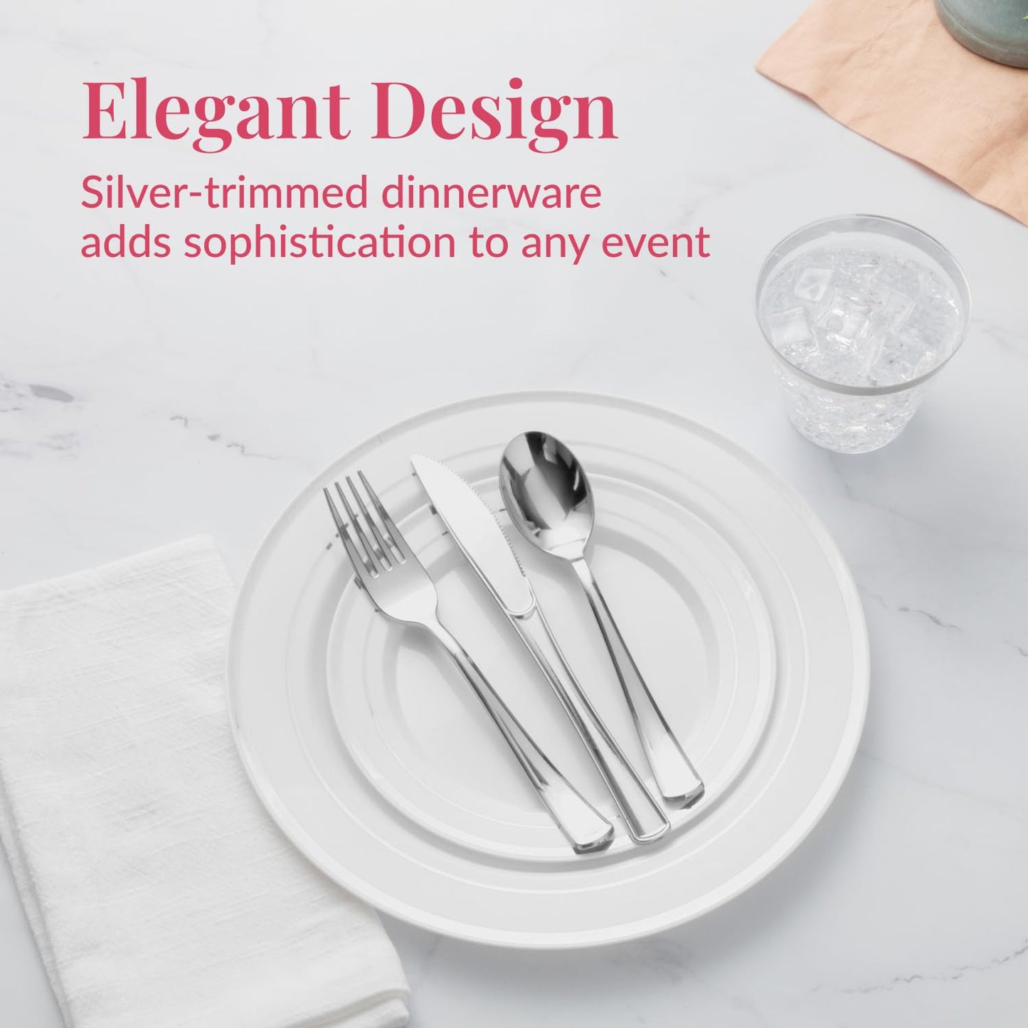 600 Piece Prestee Dinnerware Set for 100 Guests