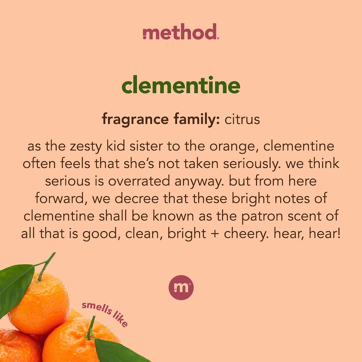 Method Clementine Gel Dish Soap, 18 Fl Oz