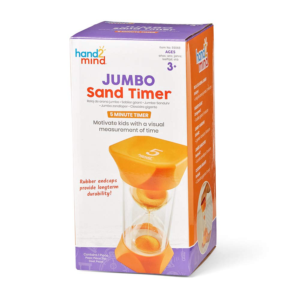 5-Minute Jumbo Sand Timer for Kids