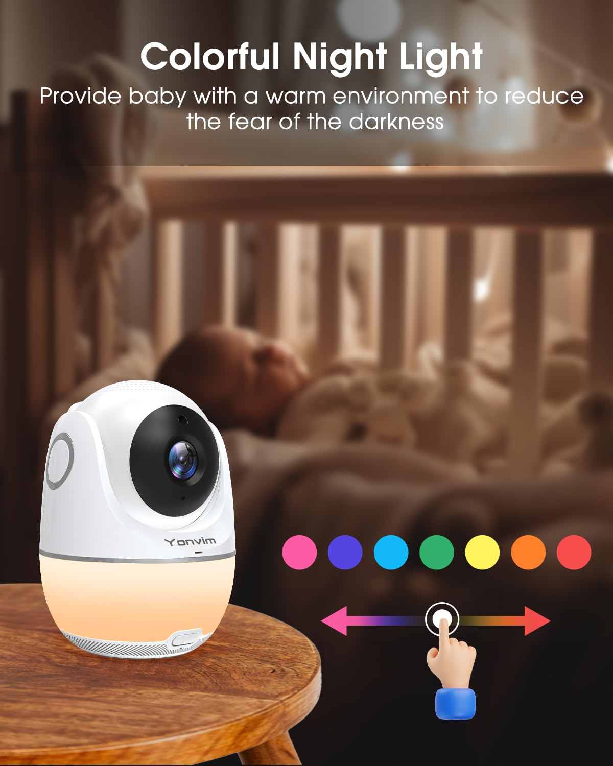 1080P Baby Monitor with Camera and Audio