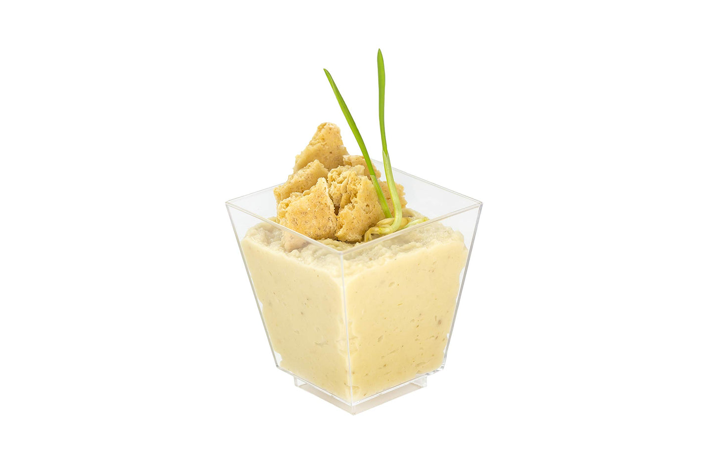 50 Pack Mini Dessert Cups with Lids & Spoons