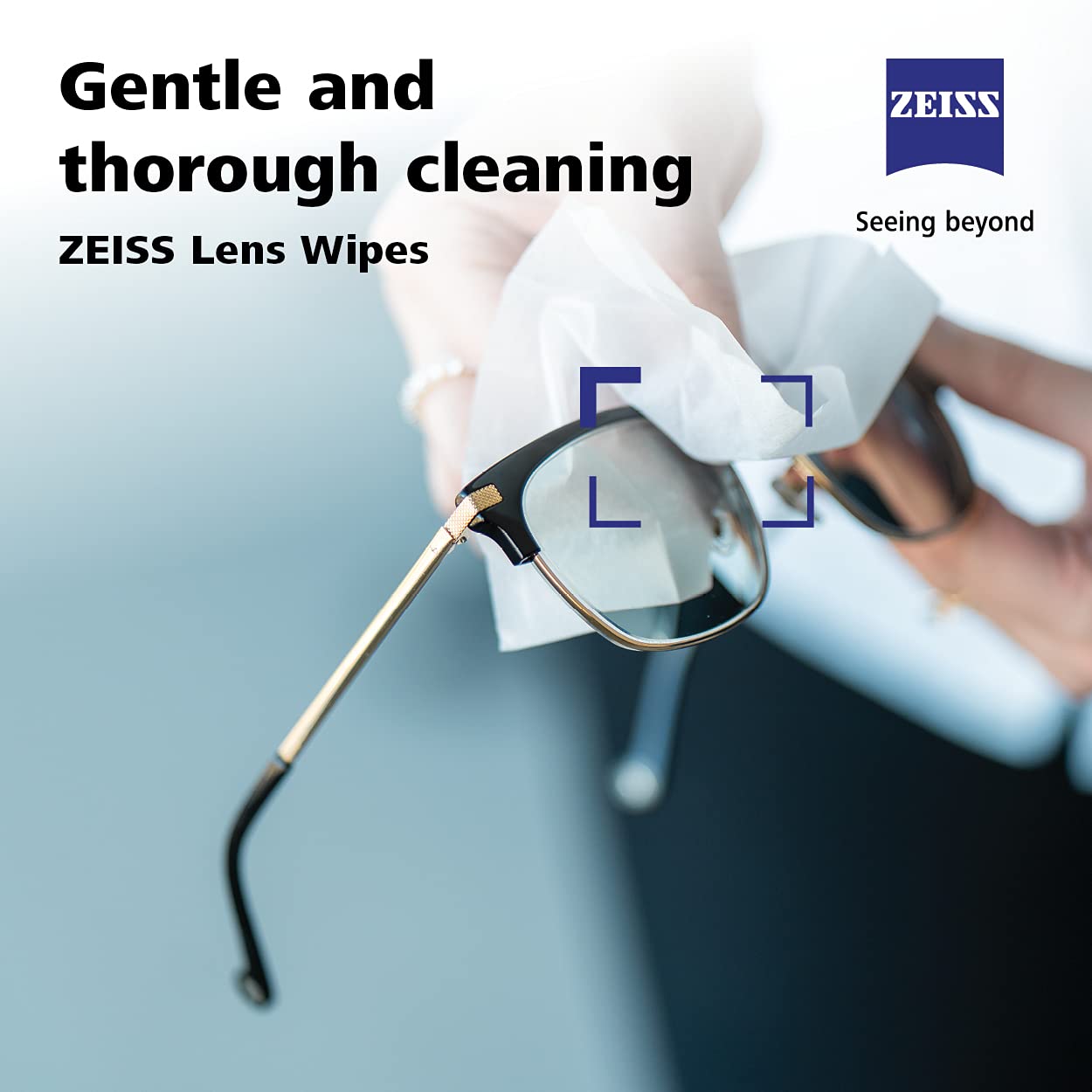 400 ZEISS Pre-Moistened Alcohol Wipes for Glasses