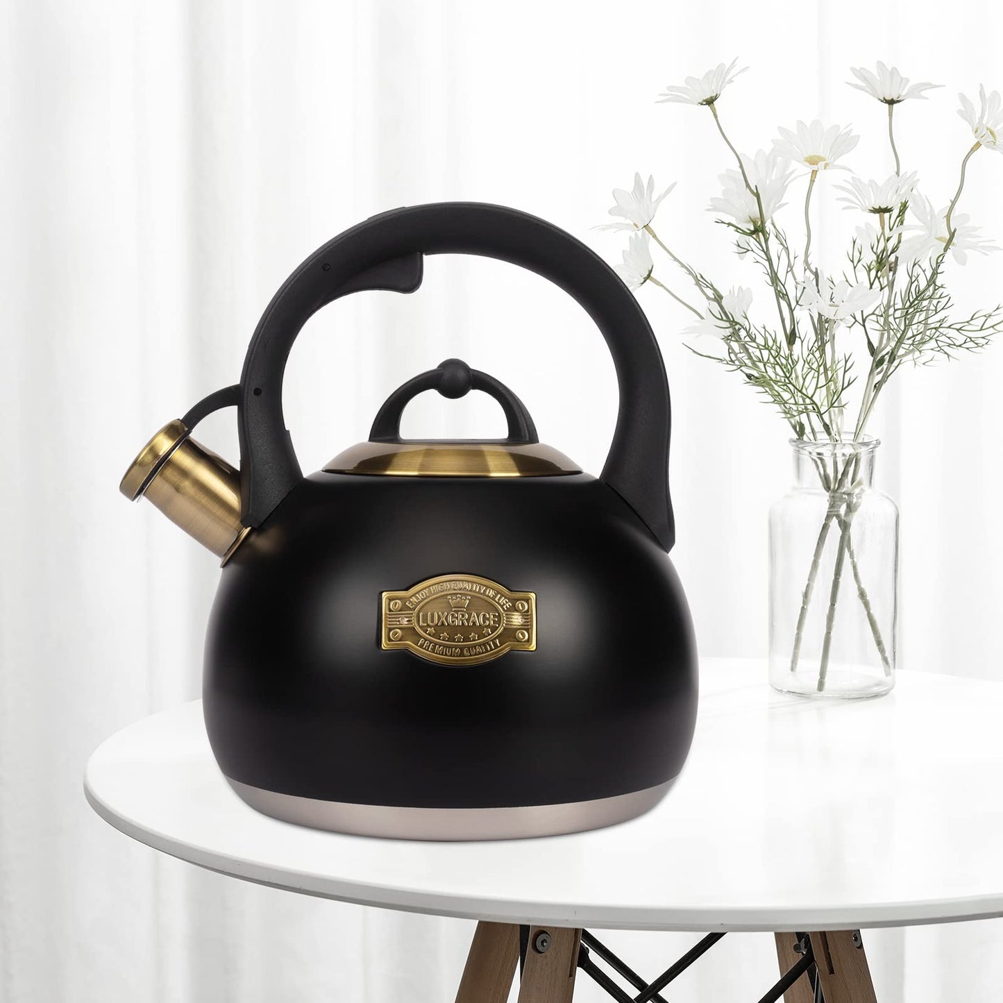 3.1 Quart LUXGRACE Stainless Steel Tea Kettle