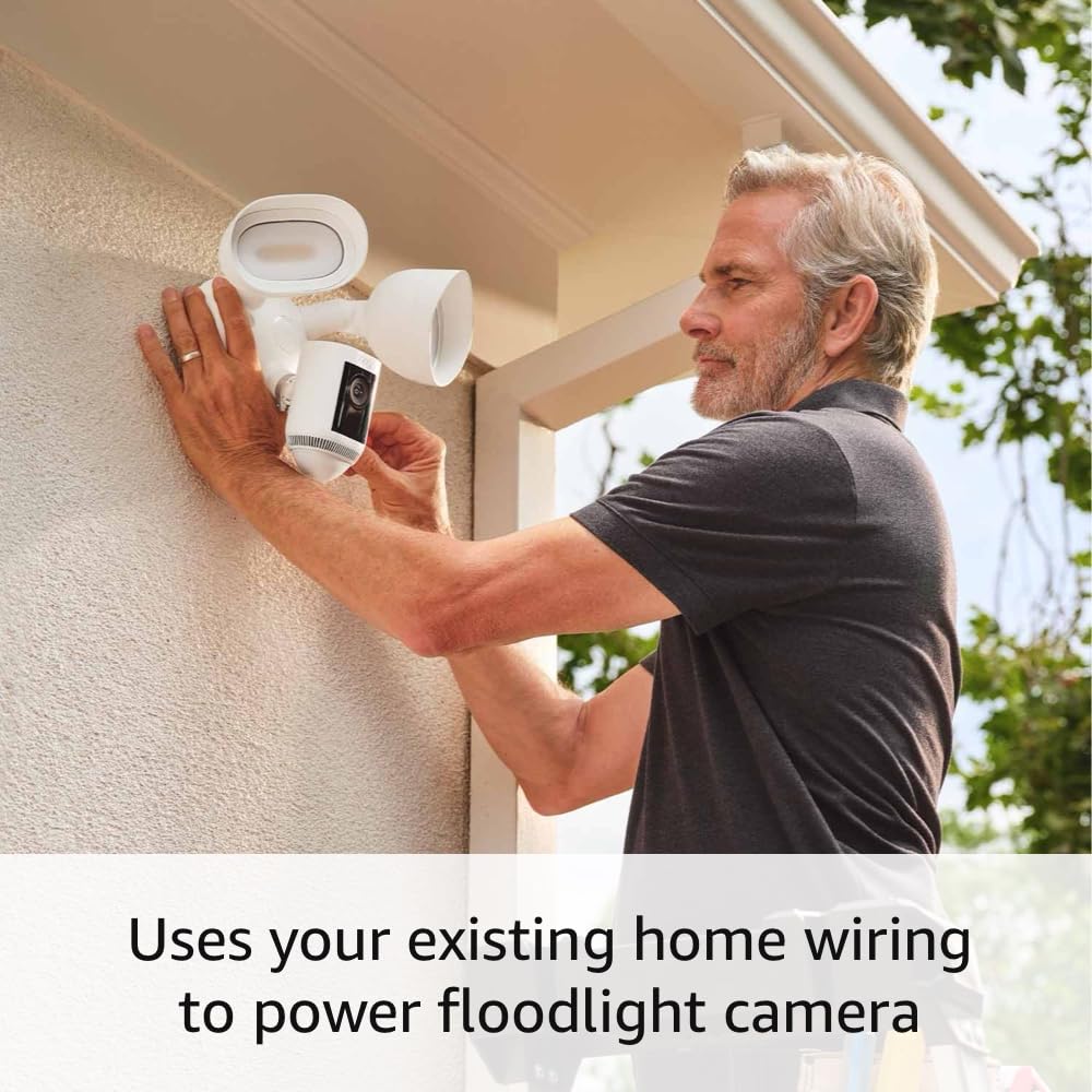 Ring Floodlight Cam Pro with 3D Motion Detection