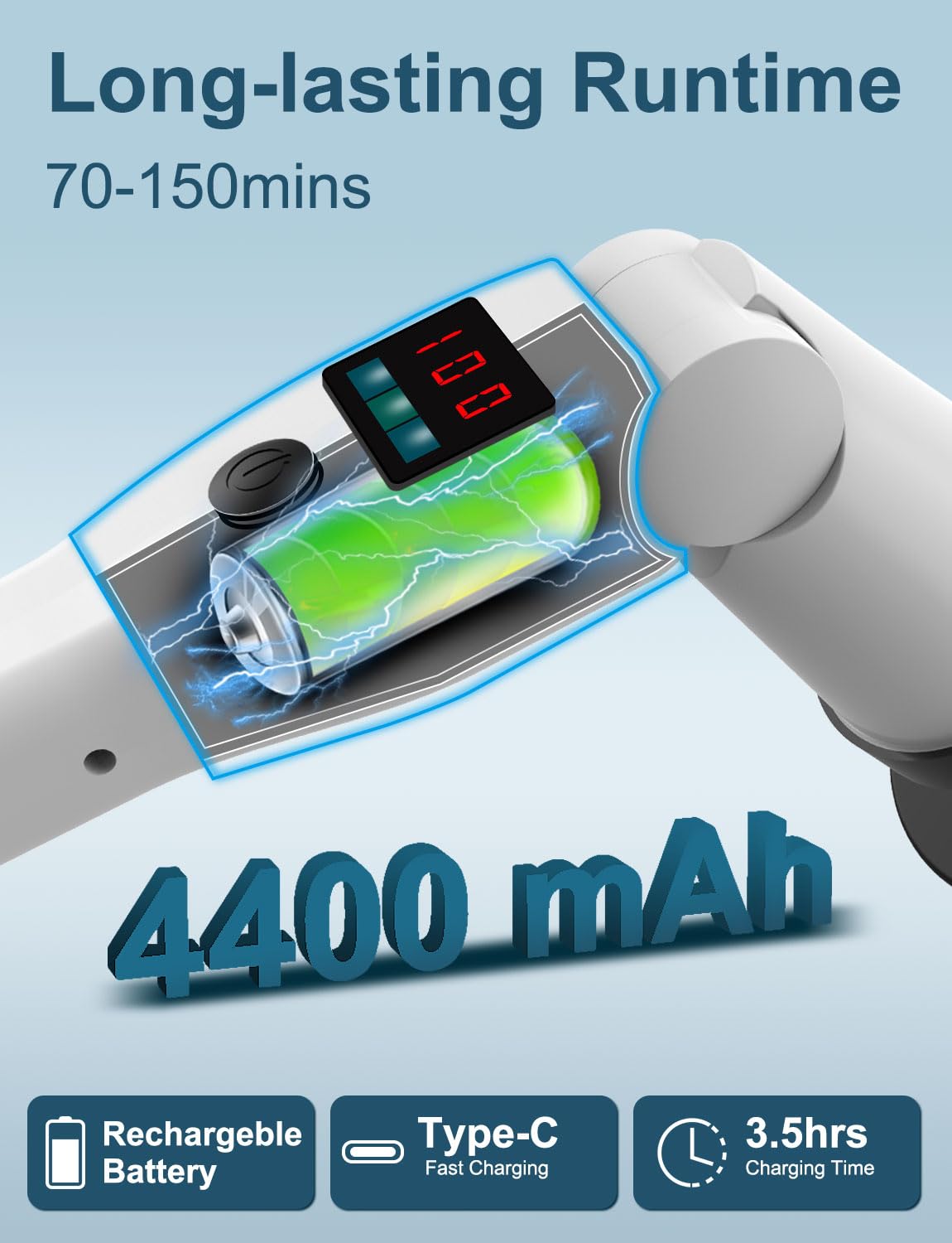 Cordless Electric Spin Scrubber with Adjustable Angle