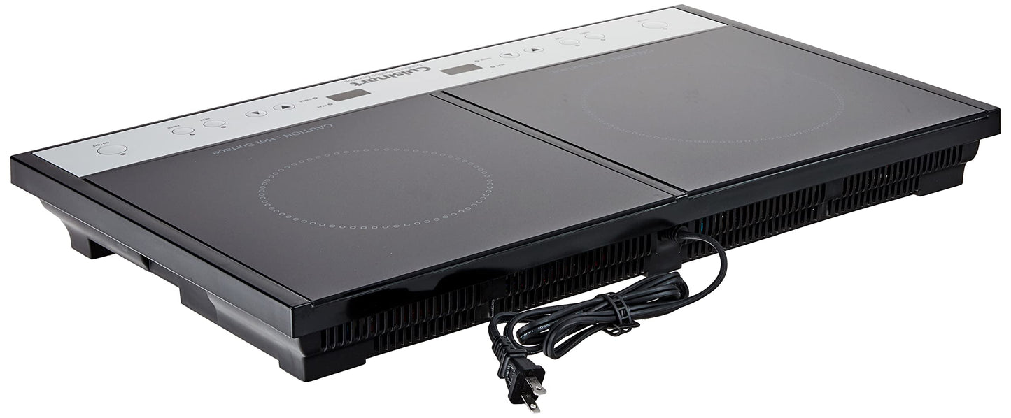 Cuisinart ICT-60 Double Induction Cooktop (Black)