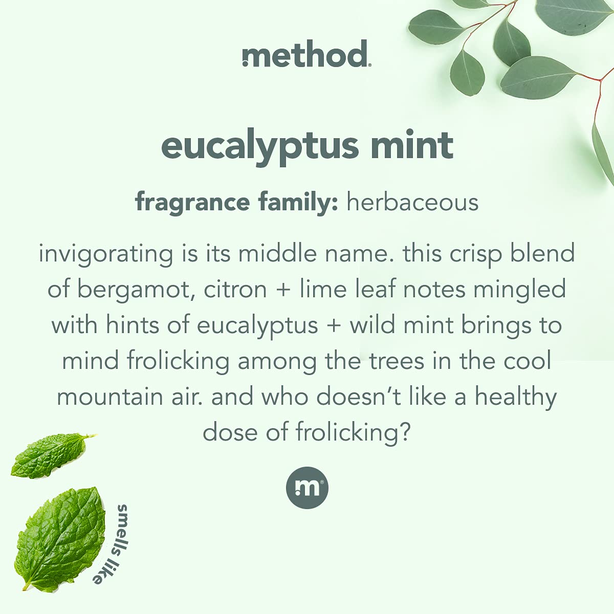 Method Daily Shower Cleaner, Eucalyptus Mint, 4-Pack
