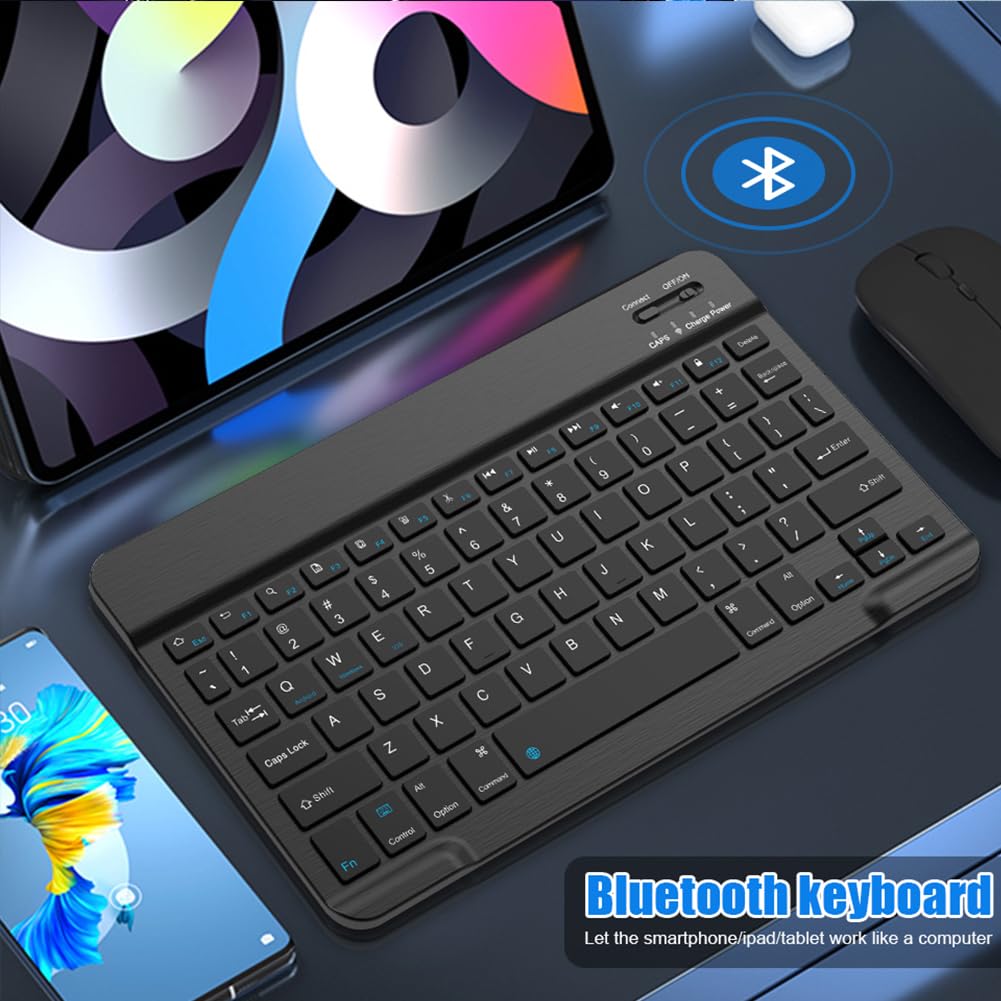 Bluetooth Keyboard for iPad, Samsung Tablets