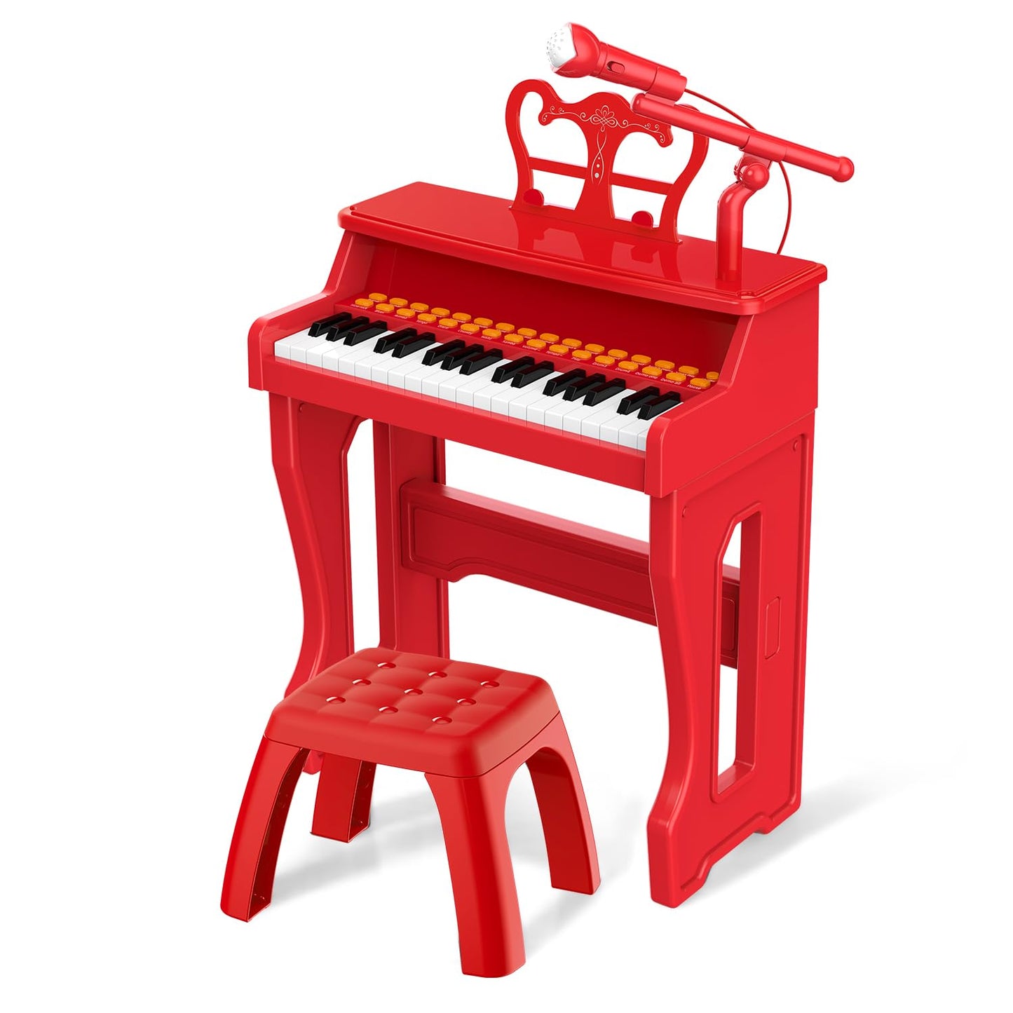 Kids Toy Piano Keyboard - 37 Keys Musical Gift
