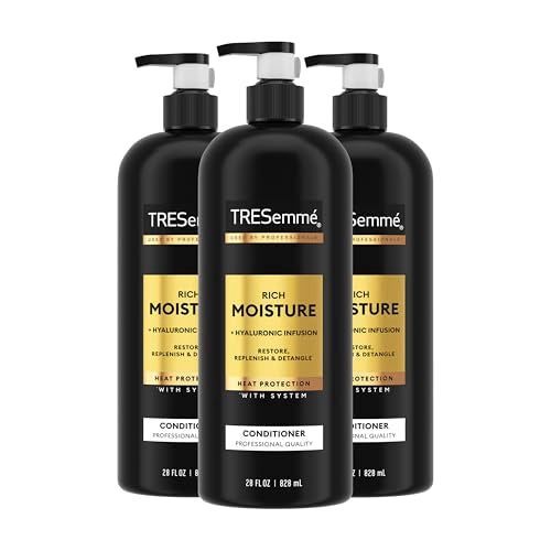 3 Pack TRESemmé Moisture Rich Hydrating Conditioner 28oz