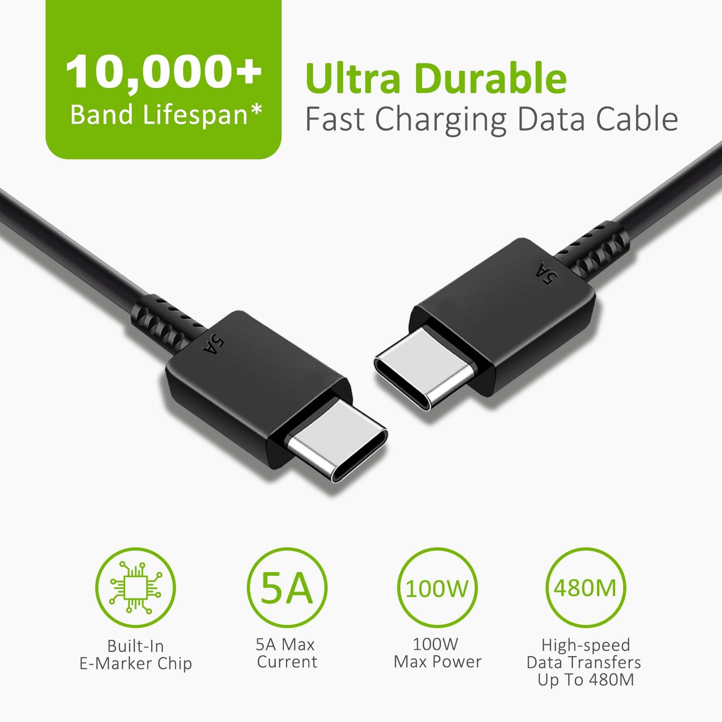 45W USB C Fast Charger with 6.6ft Cable