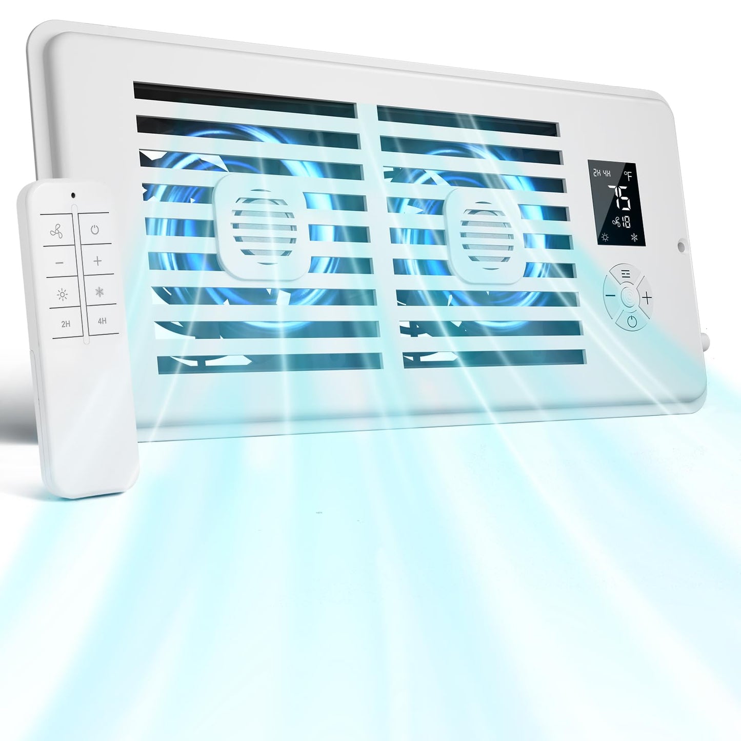 KLYRO 10-Speed Register Booster Fan with Remote