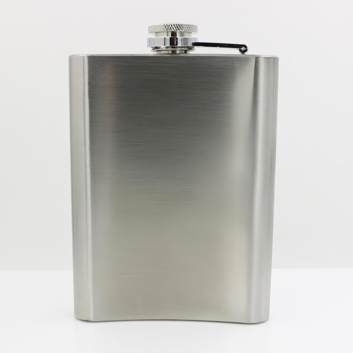 CNFLASK Brush Finish Hip Flask 304 Stainless Steel Brushed Whiskey Flask (Brushed, 7oz)