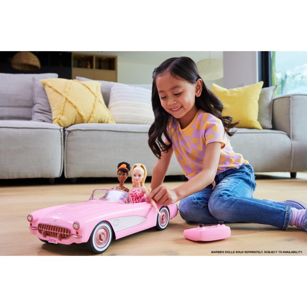 Hot Wheels Barbie RC Corvette Remote Control Car