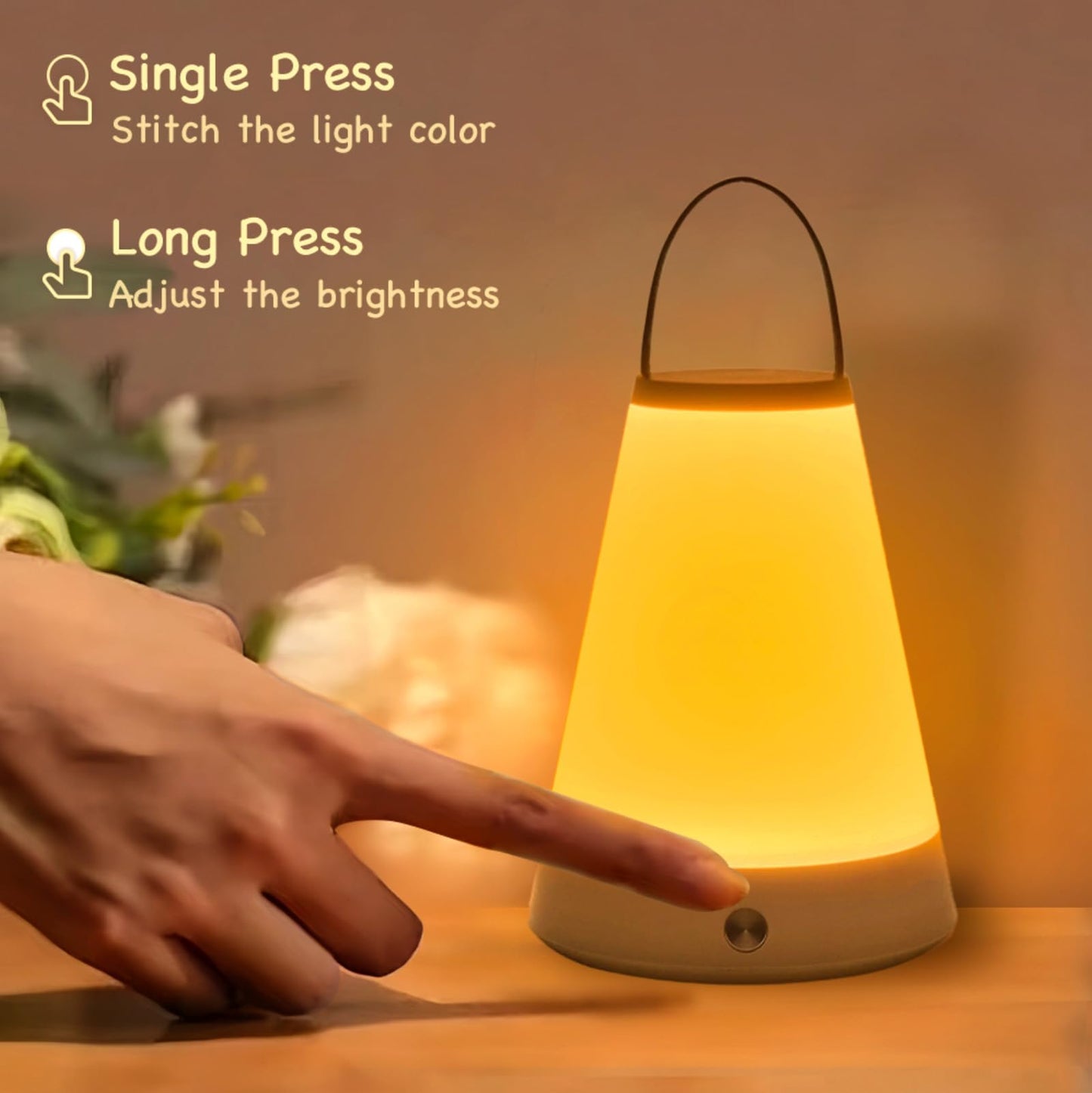 Dimmable Touch Night Light Lamp for Bedside
