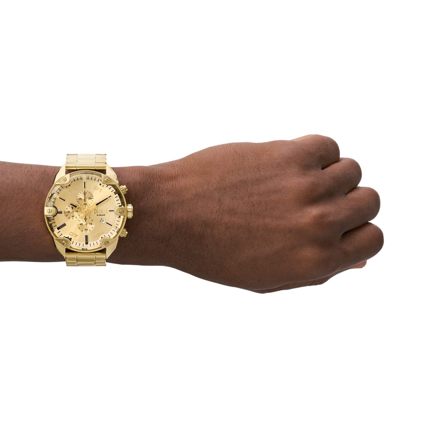 Diesel Gold Stainless Steel Chronograph Men's Watch