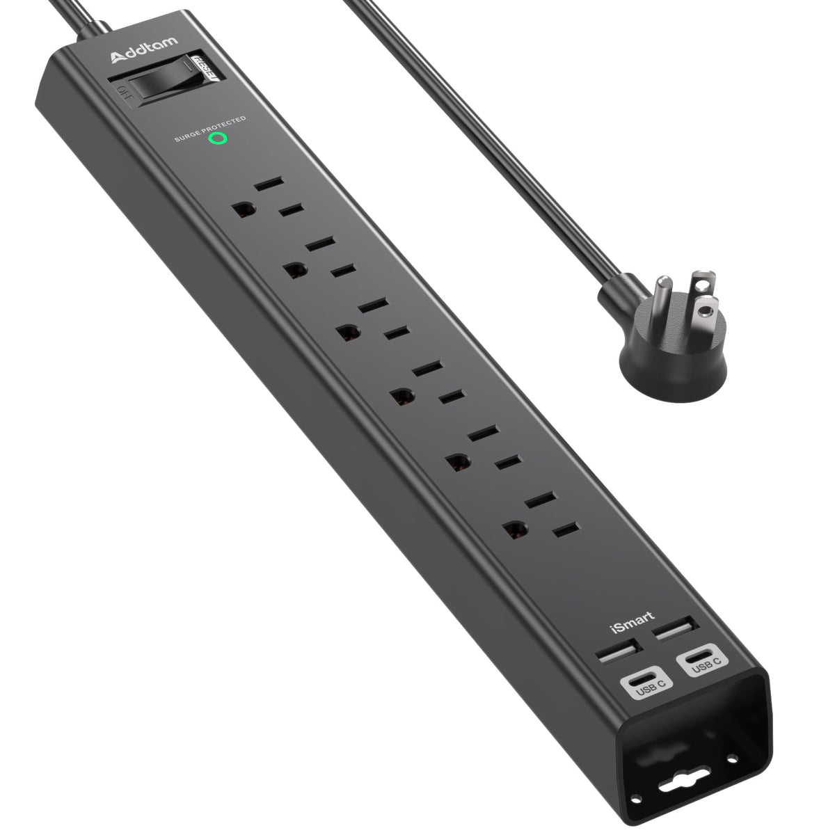 6 Outlet 4 USB Surge Protector Power Strip
