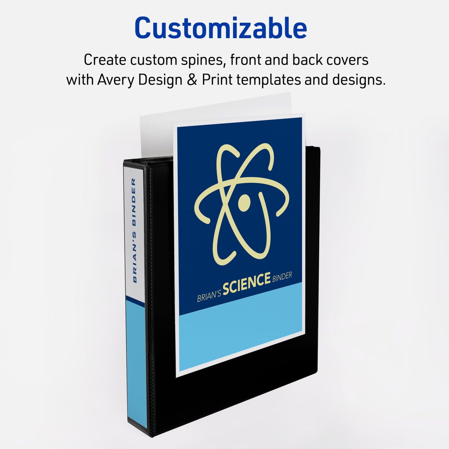 Avery Heavy-Duty 3 Ring Binders, 375 Sheets, 6-Pack