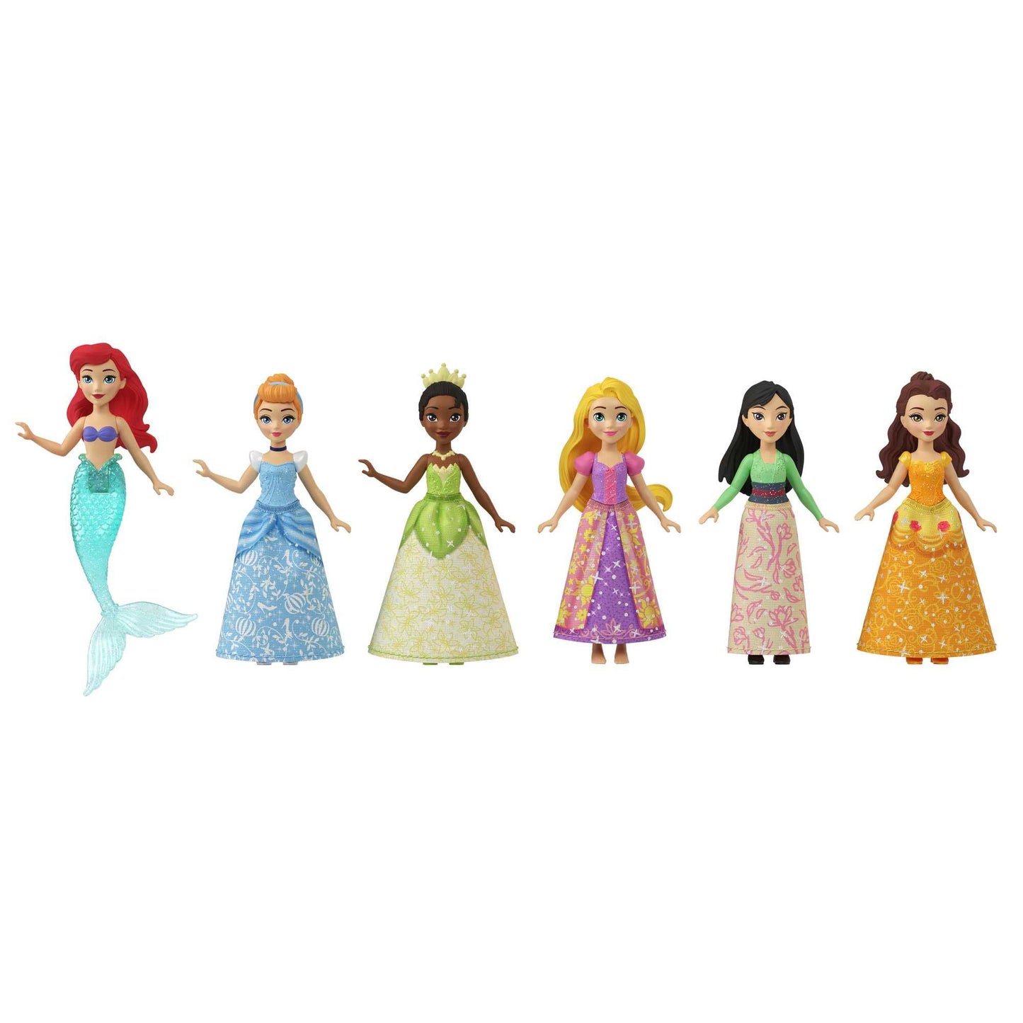 Disney Princess Doll Party Set with 6 Dolls