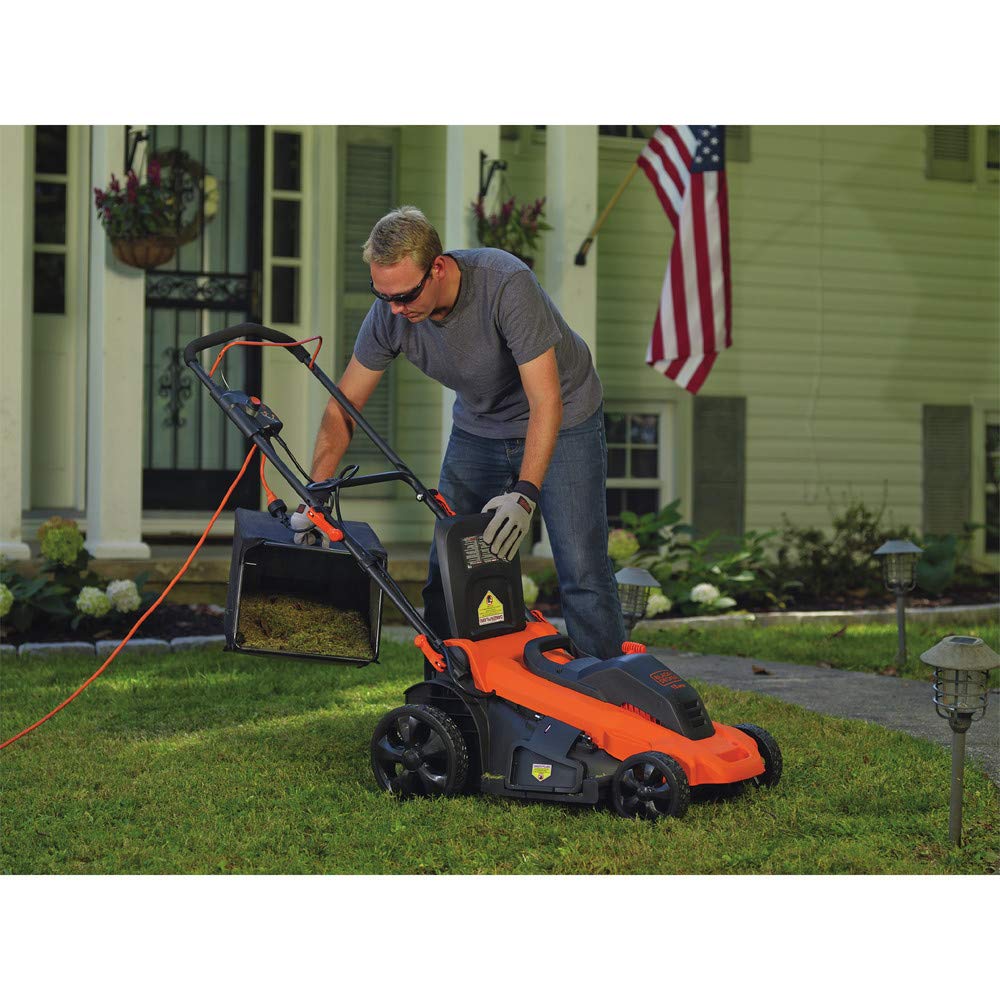 BLACK+DECKER 20-Inch Corded Lawn Mower, 13-Amp