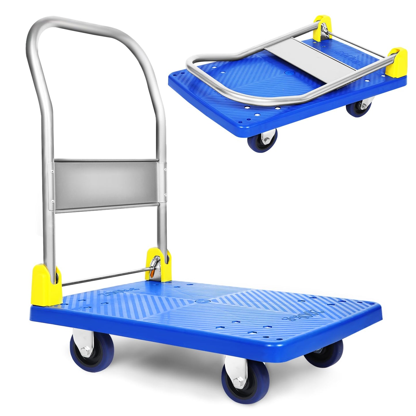 440lb Capacity Foldable Push Hand Truck