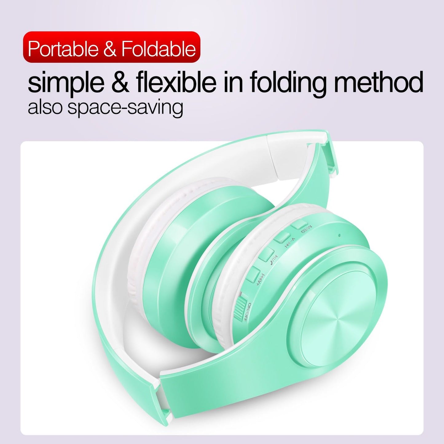 Bluetooth Over-Ear Headphones with FM & Micro SD
