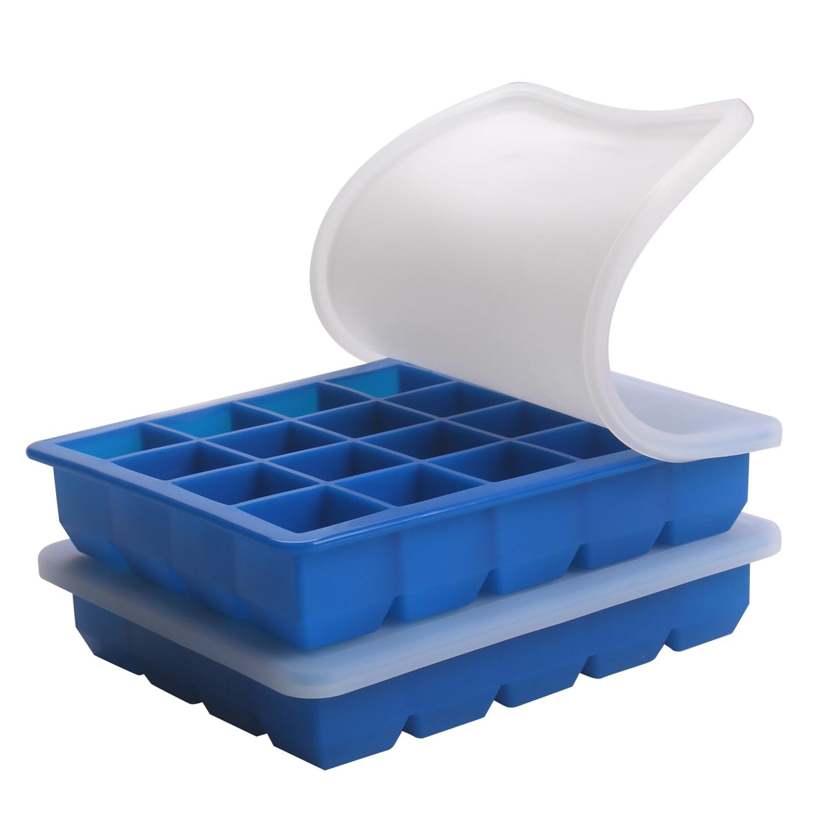2 Pack Silicone Freezer Tray Molds