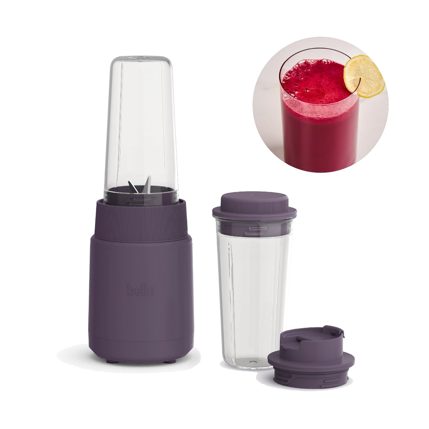 6 Pcs BELLA Portable Blender & Juicer Set