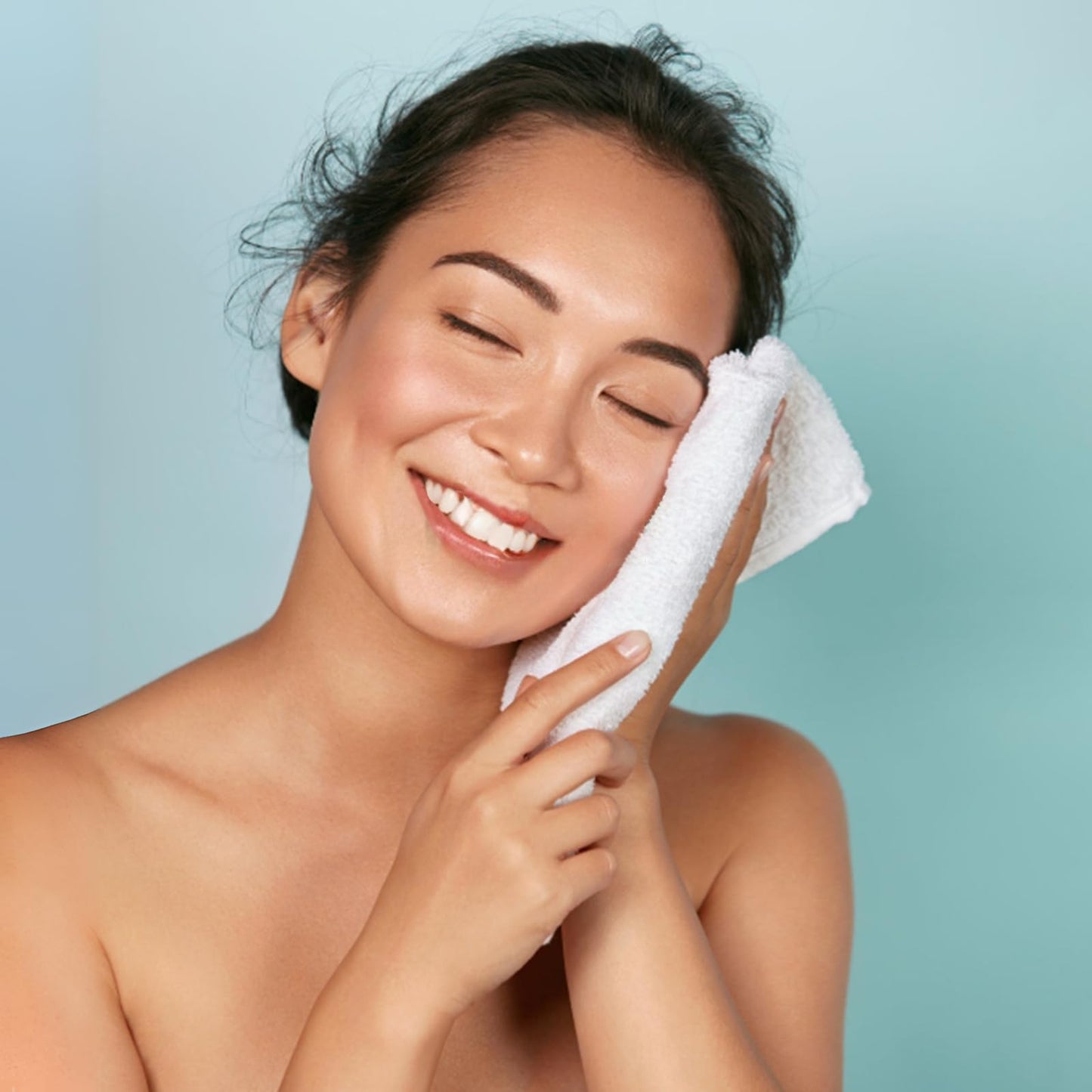 8-Piece Cotton Bath Towel Set by MoNiBloom