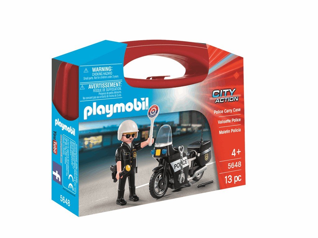 Playmobil Police Carry Case with Figures