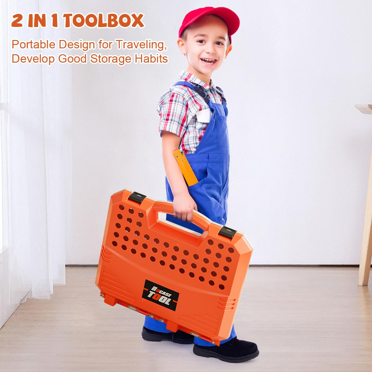 90 PCS Kids Tool Workbench Set for Toddlers