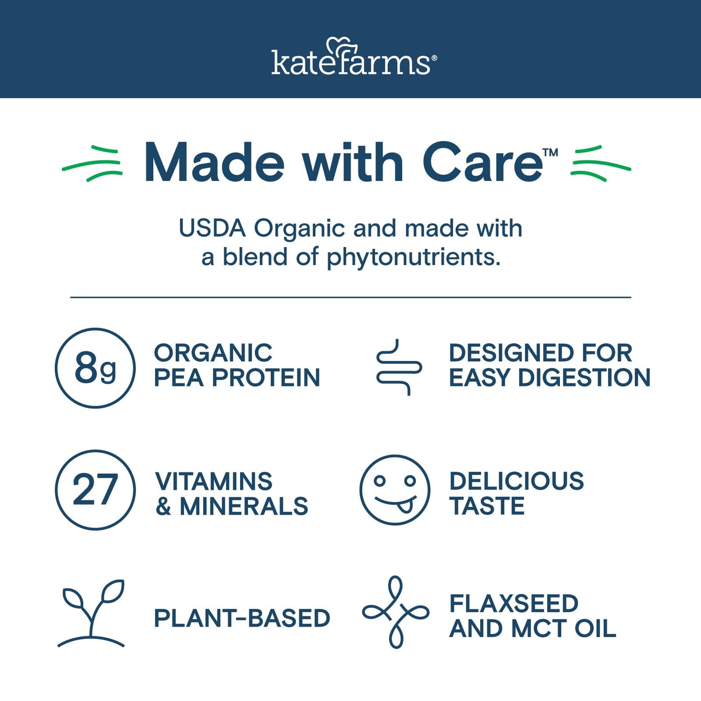12 Pack Kate Farms Organic Kids Nutrition Shake