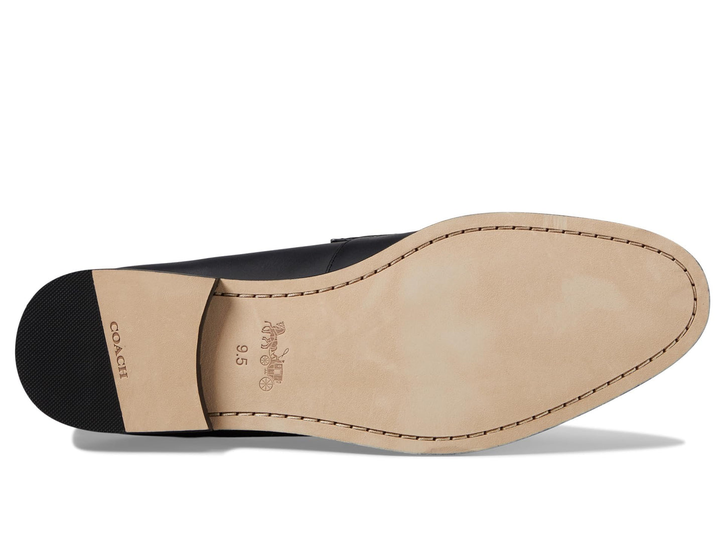 Coach Men's Black Declan Loafers, Size 10