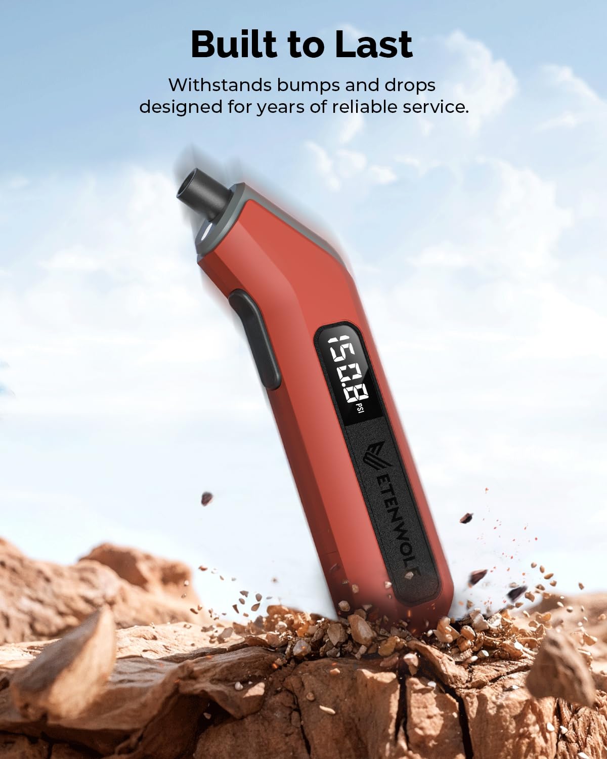 Digital Tire Pressure Gauge 3-200 PSI ETENWOLF