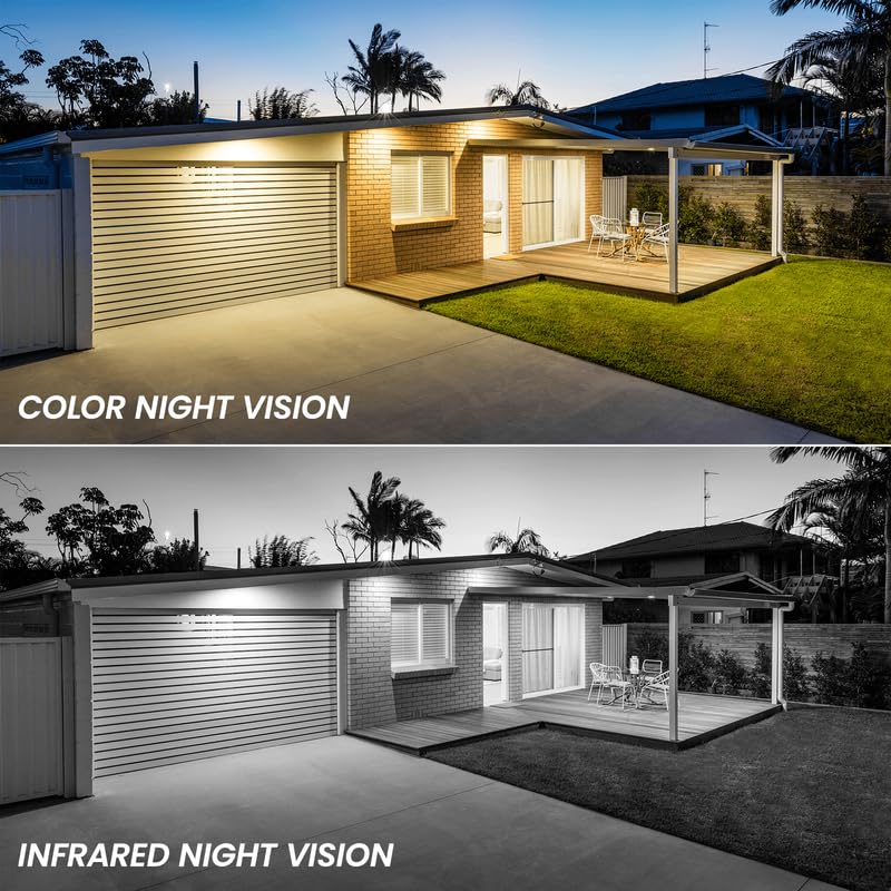 Cinnado 2K Wireless Solar Security Camera