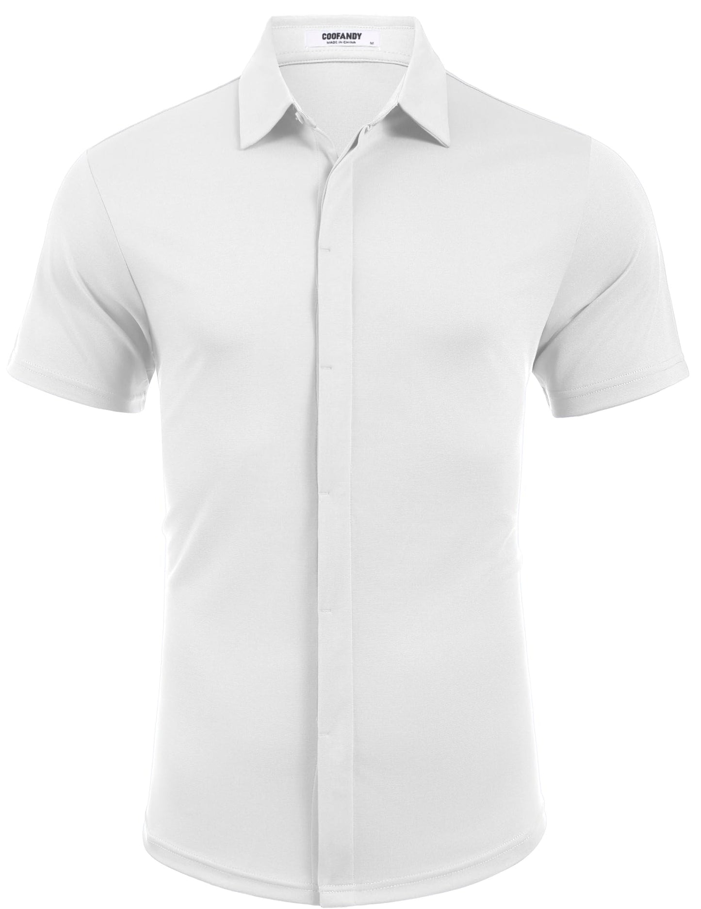 COOFANDY Men's Short Sleeve Dress Shirt
