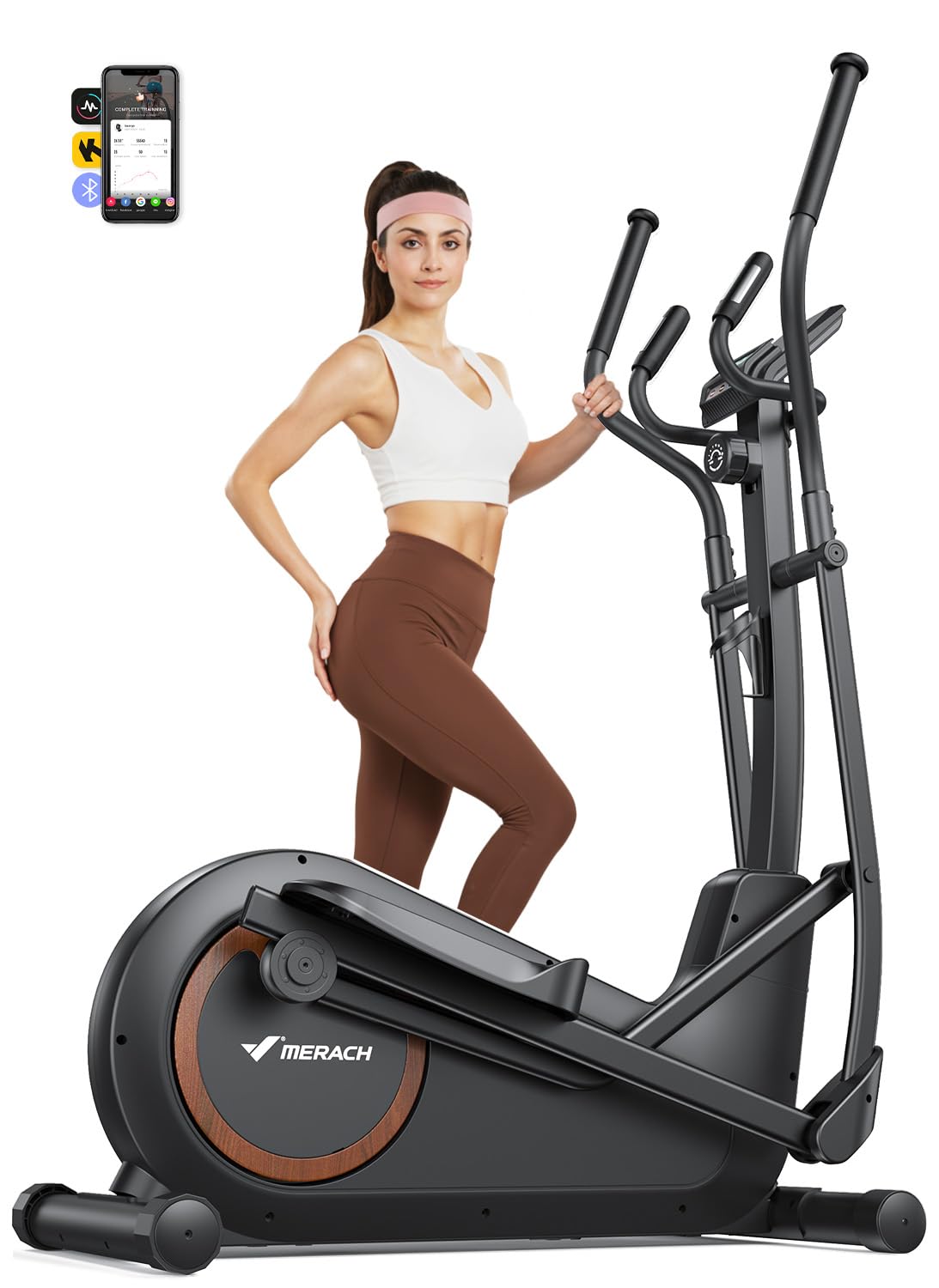 Elliptical Trainer with Heart Rate Monitor MERACH