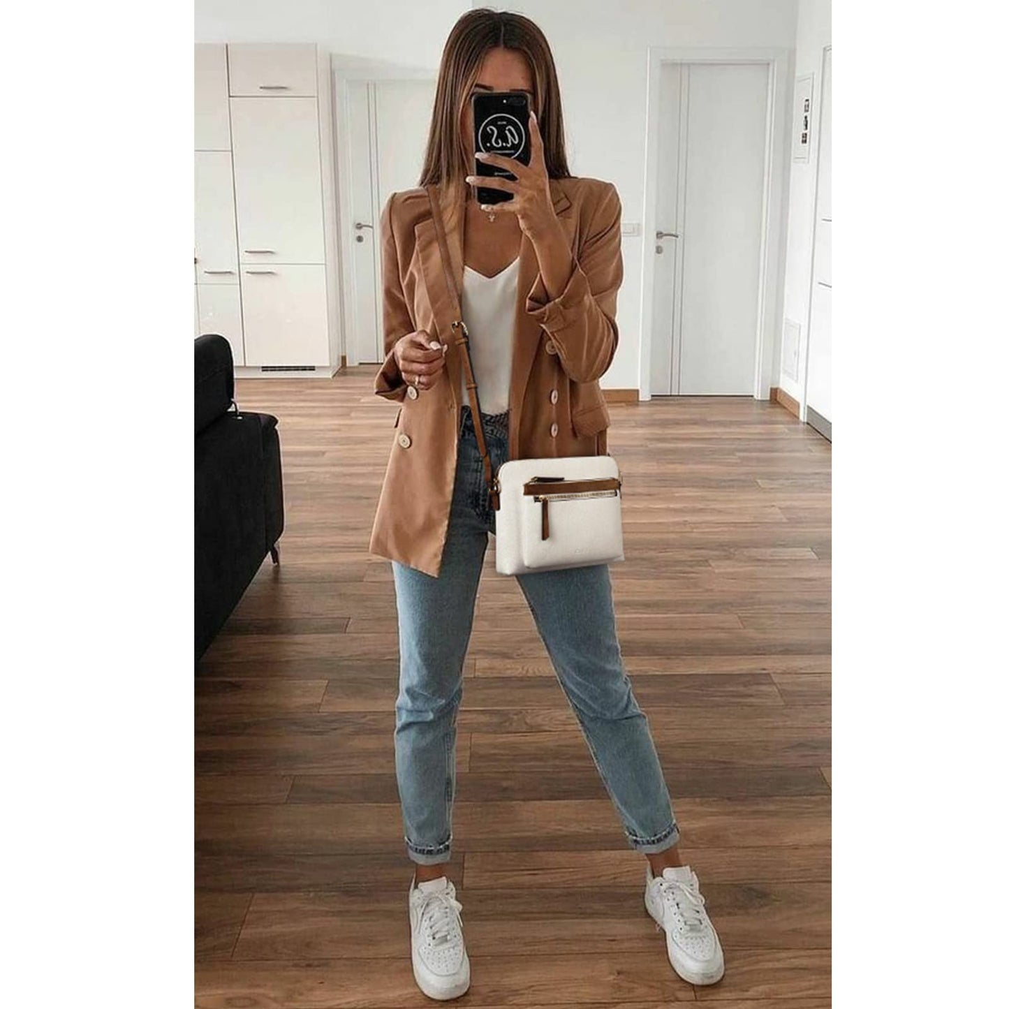 CLUCI Soft Leather Crossbody Purse for Women