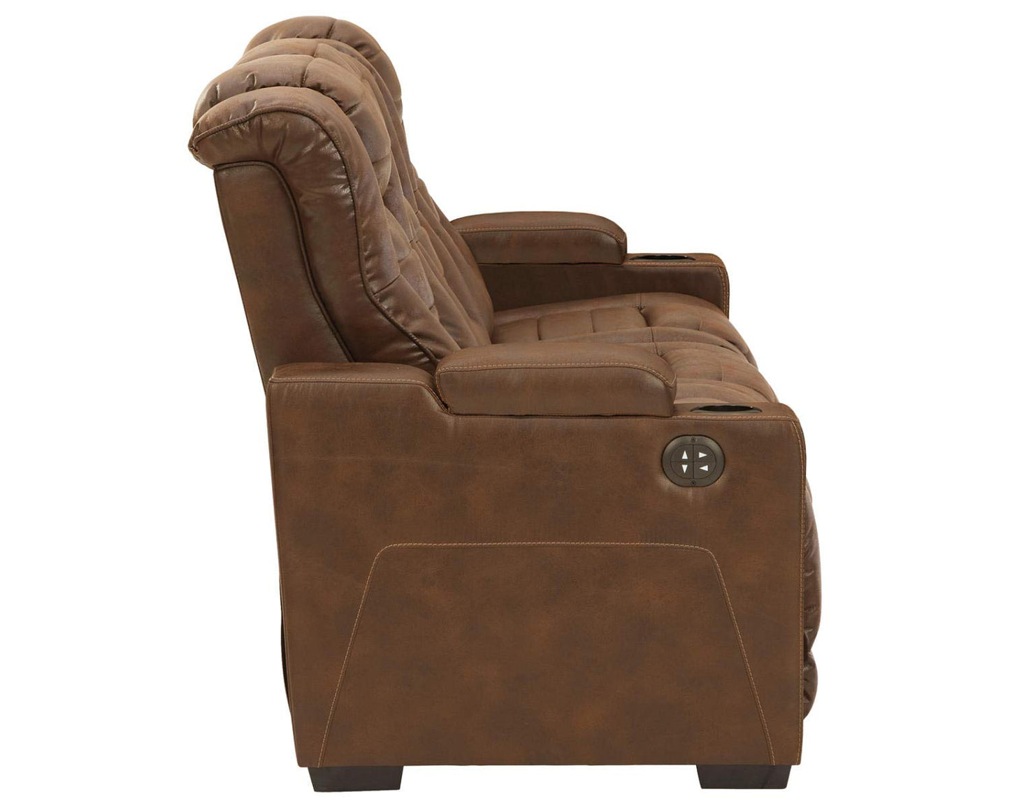 Power Reclining Sofa with Adjustable Headrest