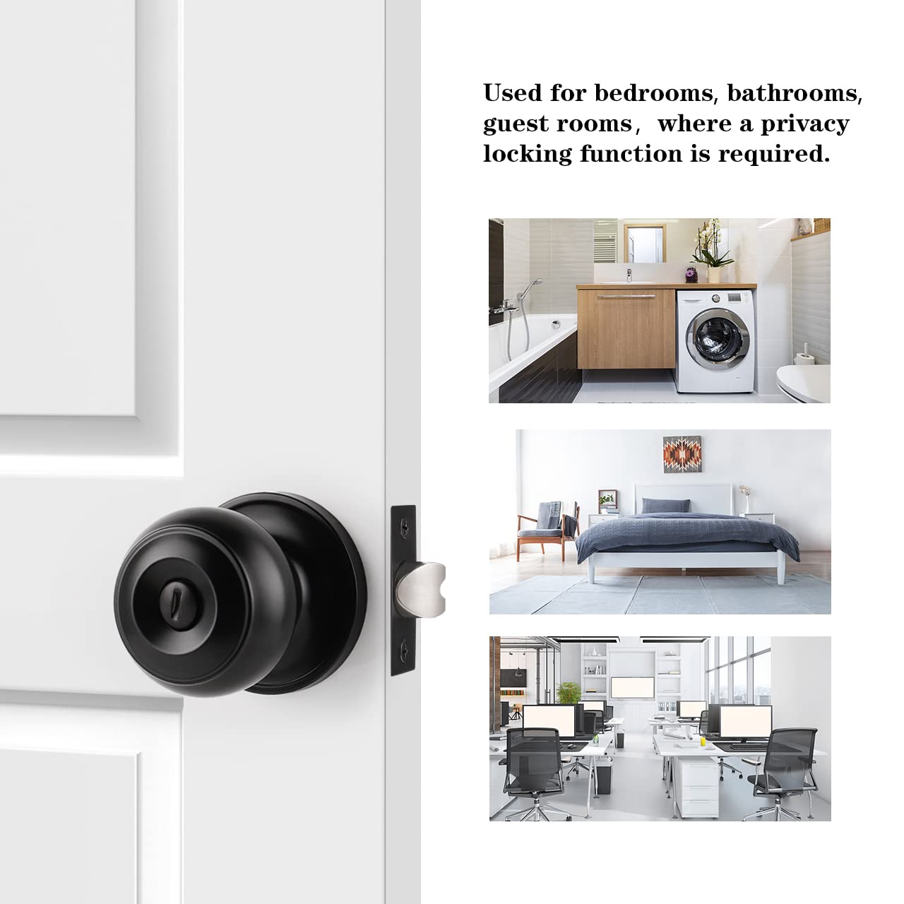 6 Pack Probrico Interior Door Knobs