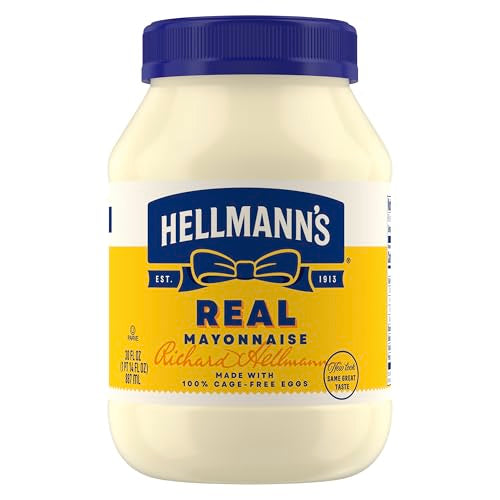 30 Ounce Hellmann's Real Mayonnaise Jar (OU-Parve)