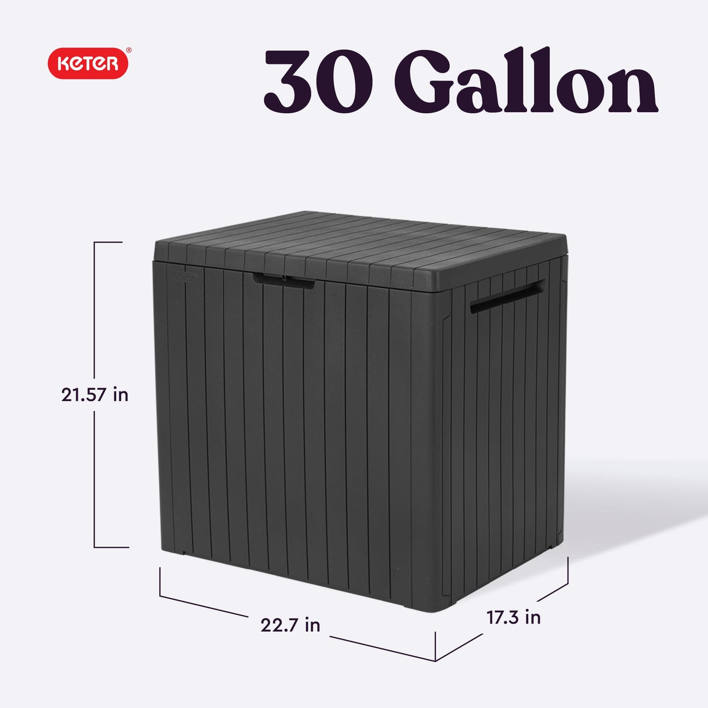 30 Gallon Outdoor Storage Box by Keter