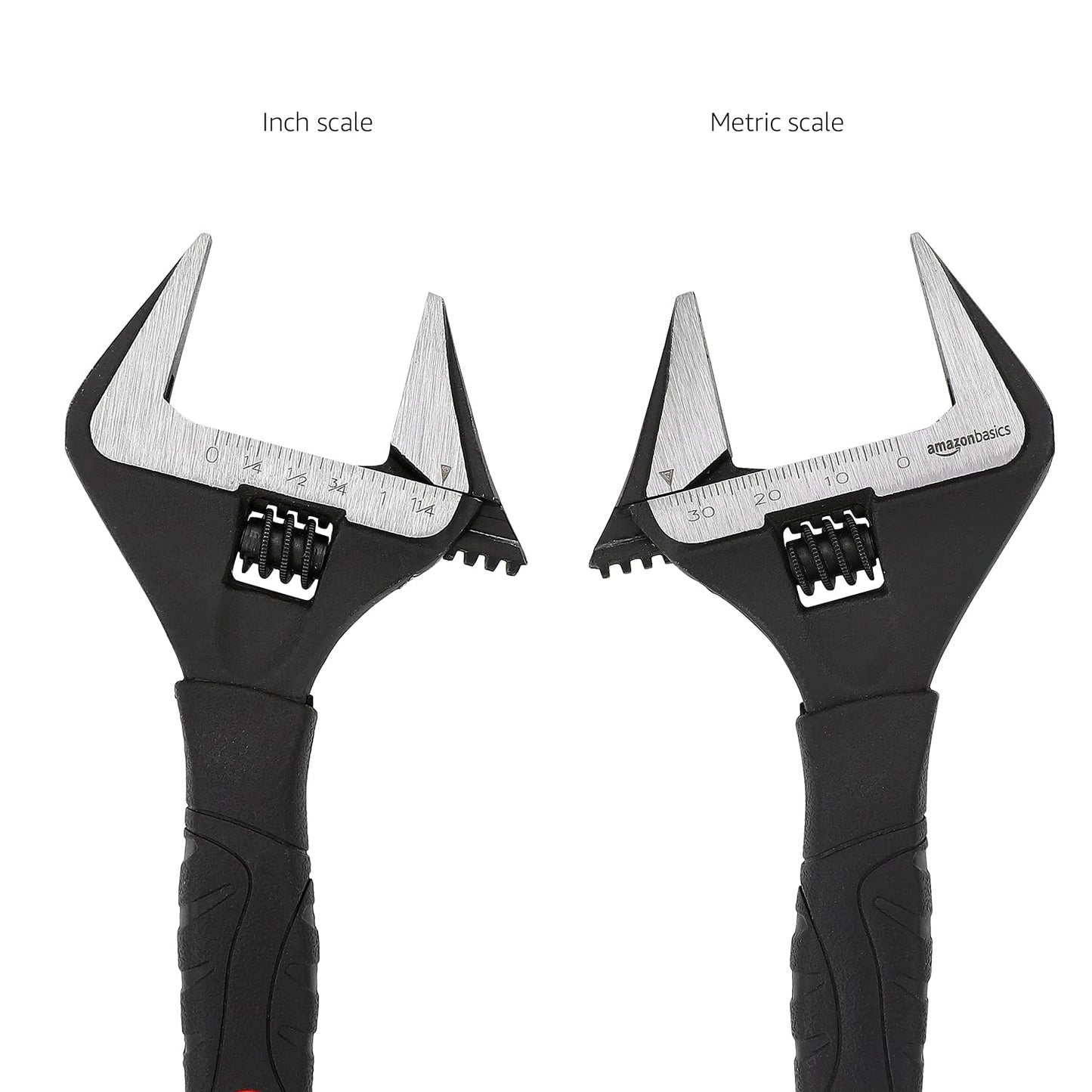 4-Piece Adjustable Wrench Set by Amazon Basics