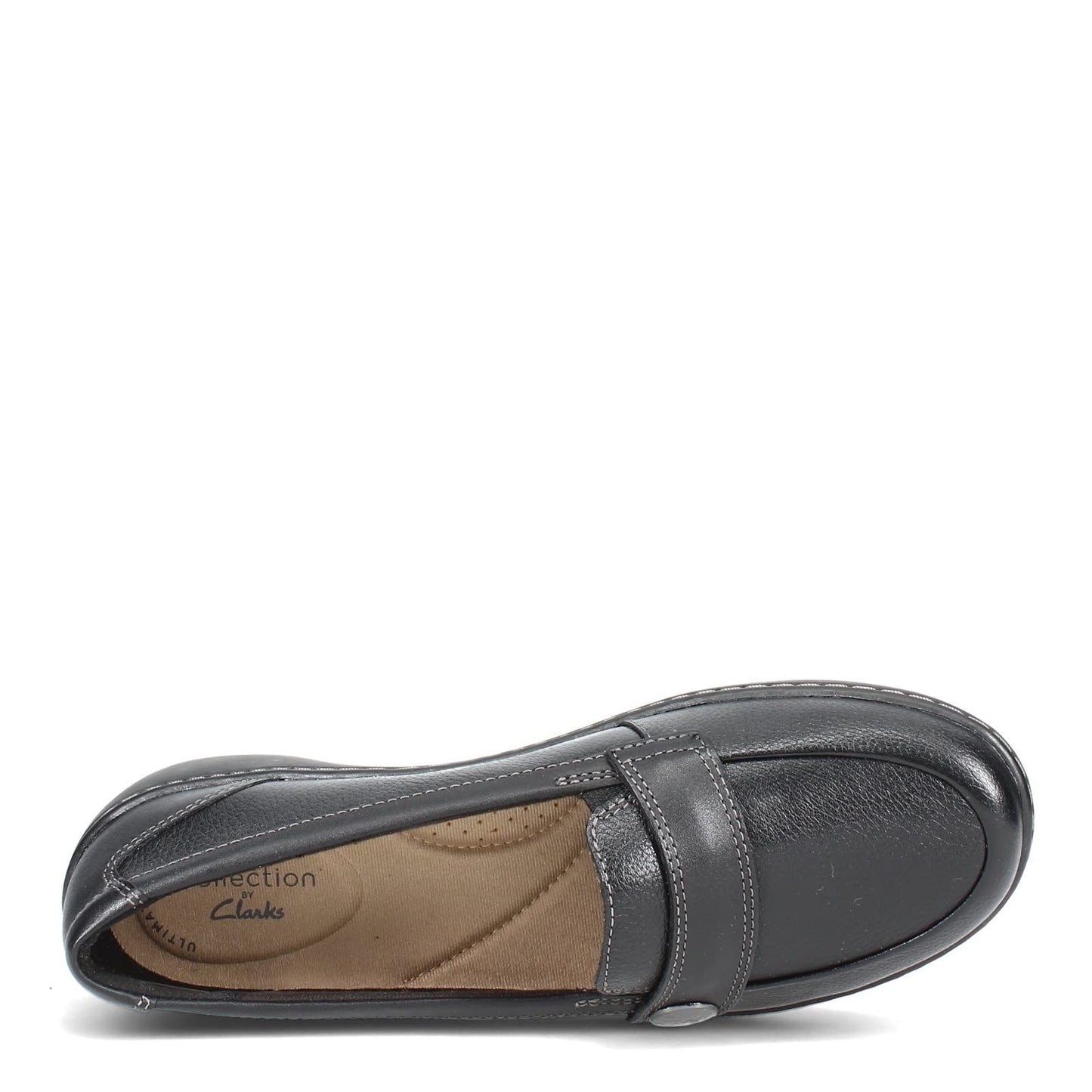 Clarks Women's Black Leather Cora Daisy Loafers