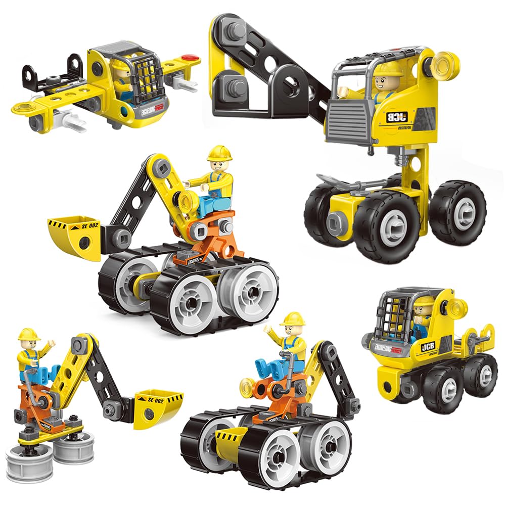 6-in-1 STEM Building Toys for Kids