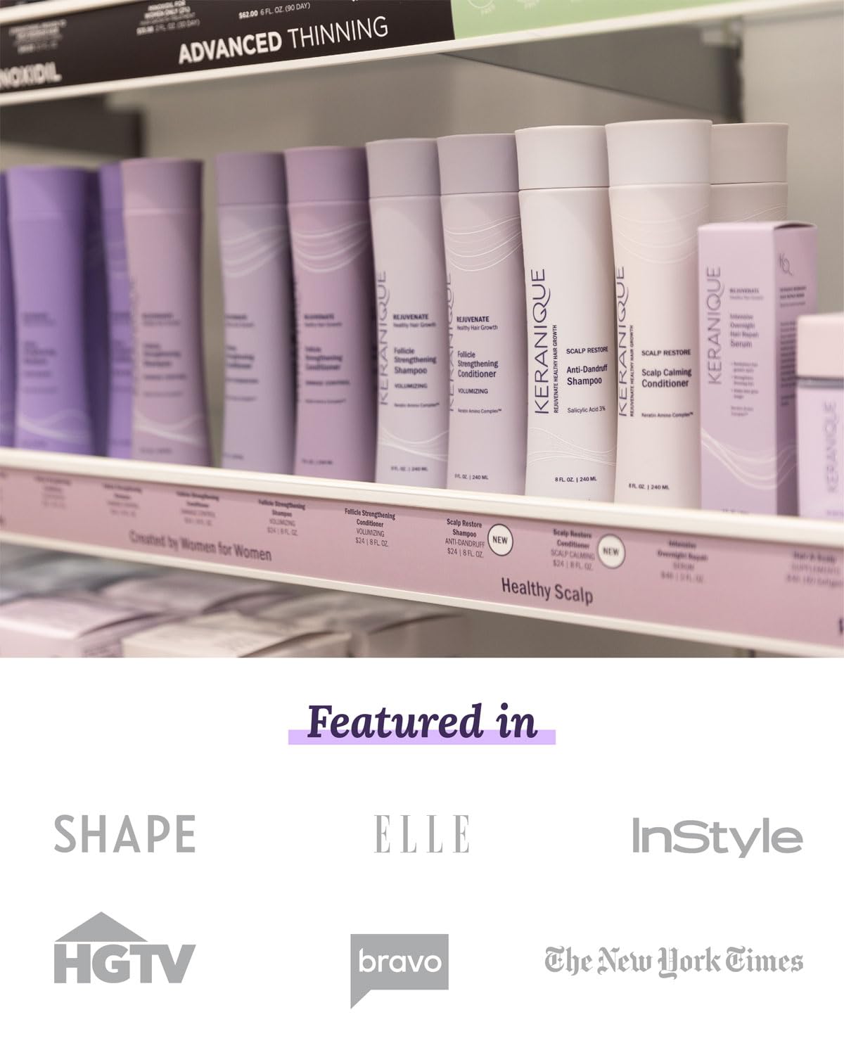 Keranique Volumizing Shampoo & Conditioner Set