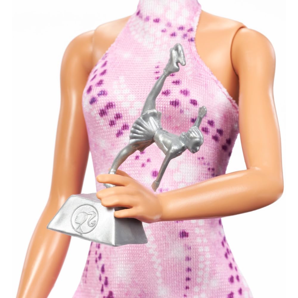 Barbie Ice Skater Doll with Trophy & Skates