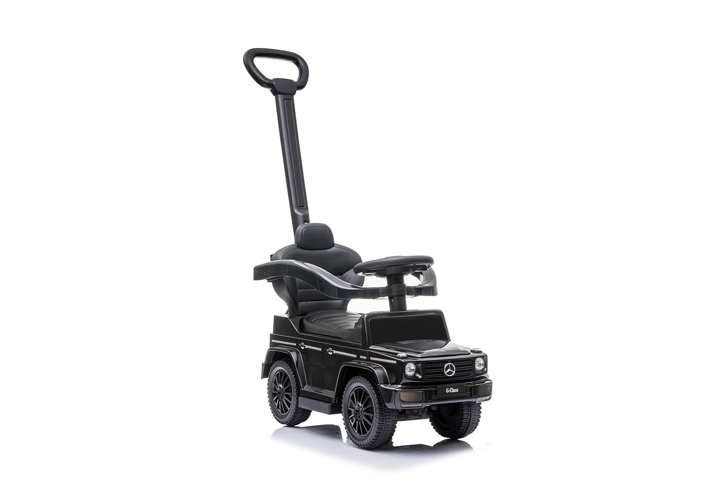 Best Ride On Cars Kids Outdoor Stroller Mercedes G-Wagon for Toddlers 1 to 3 Years Old with Music, Horn Sounds, and Handle, Black
