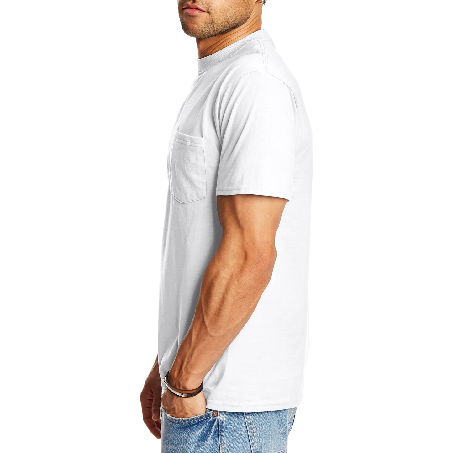 Hanes Beefy-T Pocket T-Shirt 1 Pack