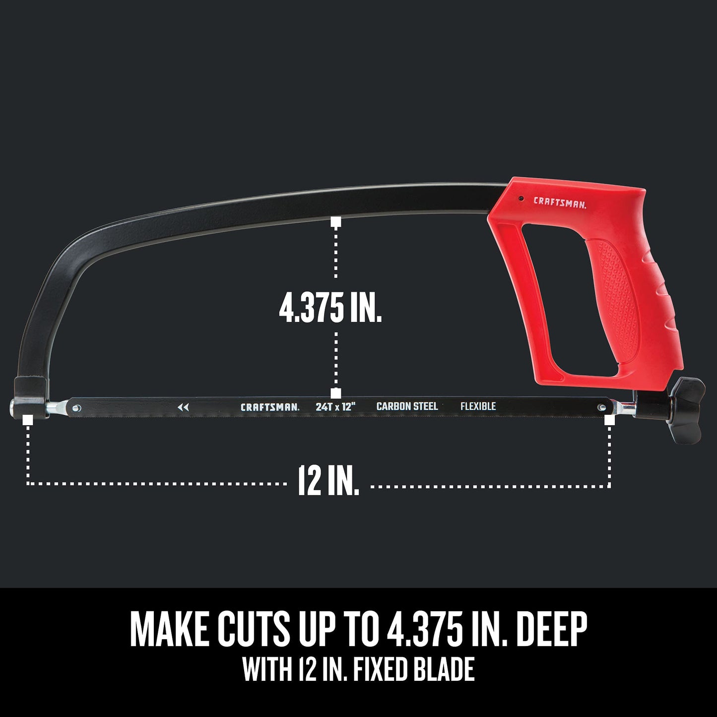 Craftsman 12-Inch Hacksaw for Precision Cutting